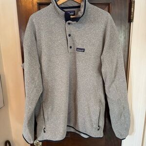 Patagonia Gray Fleece Pullover